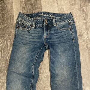 American Eagle Outfitters High Rise Blue Jeans